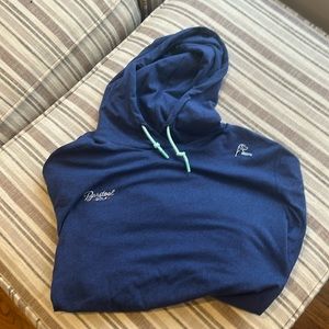 Blue Rhoback Barstool Golf Hoodie